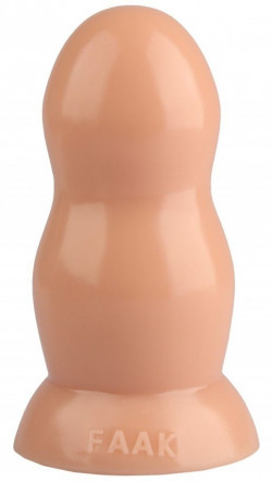 Телесная гладкая анальная втулка - 15,5 см. Телесная гладкая анальная втулка - 15,5 см.