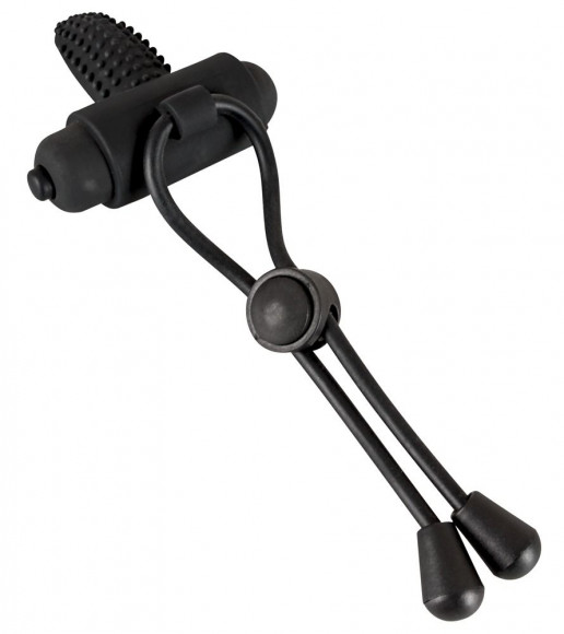 Чёрно лассо на пенис BLACK VELVETS с вибрацией Чёрно лассо на пенис BLACK VELVETS с вибрацией