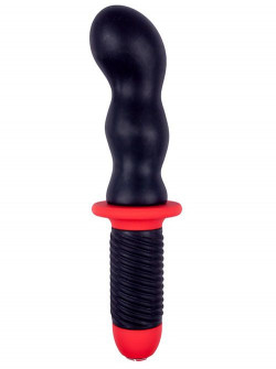 Анальный вибратор с 2 моторами MENZSTUFF BACK SWORD BULBED - 28 см.