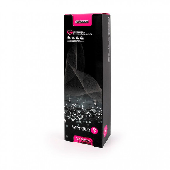 Черный гладкий вибромассажер с 12 режимами работы - 23 см. Черный гладкий вибромассажер с 12 режимами работы - 23 см.