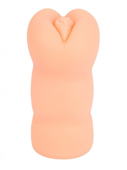 Телесный мастурбатор-вагина с 2 эрекционными кольцами в комплекте Телесный мастурбатор-вагина с 2 эрекционными кольцами в комплекте