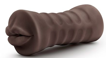 Коричневый мастурбатор-ротик Heather Коричневый мастурбатор-ротик Heather