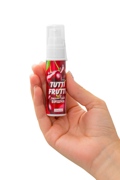 Гель-смазка Tutti-Frutti с вишнёвым вкусом - 30 гр.