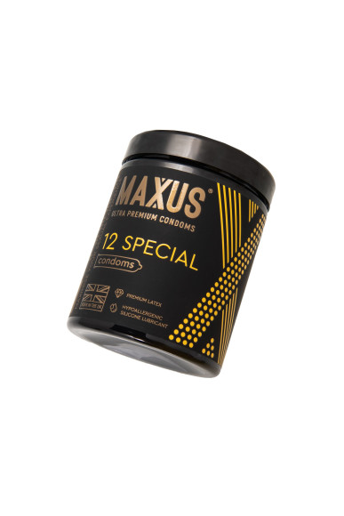 Презервативы с точками и рёбрами MAXUS Special - 12 шт. Презервативы с точками и рёбрами MAXUS Special - 12 шт.