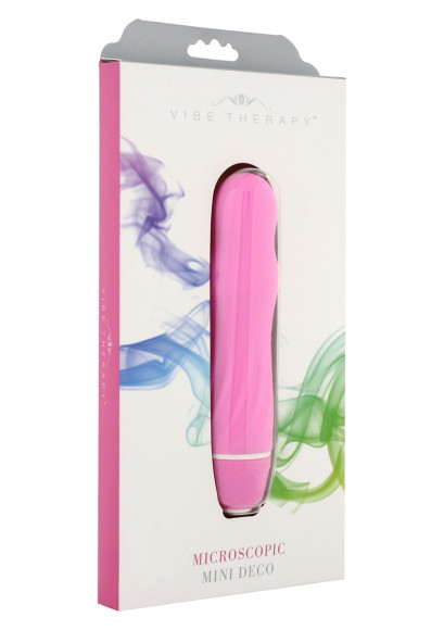 Розовый мини-вибратор Microscopic Mini Deco - 12,5 см. Розовый мини-вибратор Microscopic Mini Deco - 12,5 см.