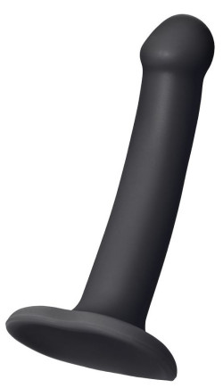Черный фаллос на присоске Silicone Bendable Dildo S - 17 см. Черный фаллос на присоске Silicone Bendable Dildo S - 17 см.