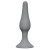 Серая малая анальная пробка Slim Anal Plug Small - 10,5 см.