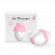 Розово-белый клиторальный стимулятор Sex Massager Розово-белый клиторальный стимулятор Sex Massager