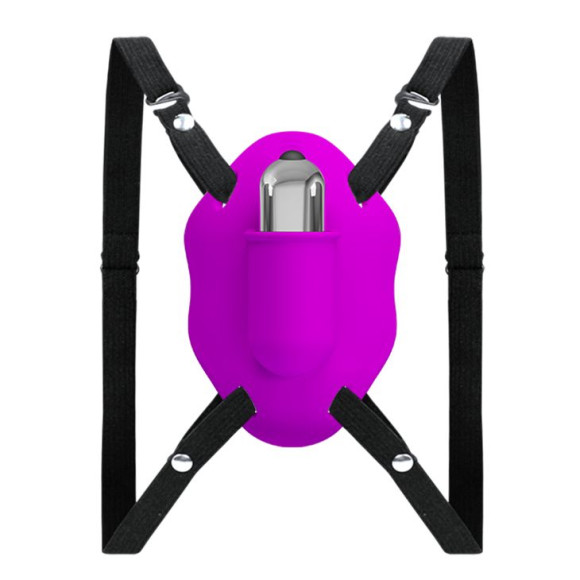 Нежный вибростимулятор для клитора Love Rider на ремешках