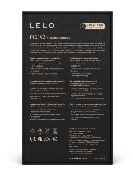 Мастурбатор с ИИ и управлением через приложение Lelo F1S V3