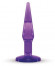 Фиолетовый анальный плаг среднего размера JAMMY JELLY ANAL MEDIUM PLUG VIOLET - 14 см.