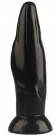Черная фигурная анальная втулка - 22,5 см. Черная фигурная анальная втулка - 22,5 см.