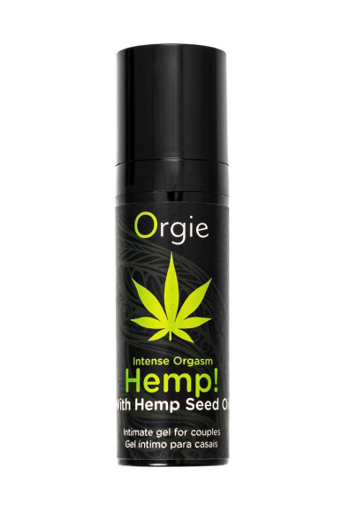 Возбуждающий интимный гель для пар Orgie Hemp Intense Orgasm - 15 мл. Возбуждающий интимный гель для пар Orgie Hemp Intense Orgasm - 15 мл.