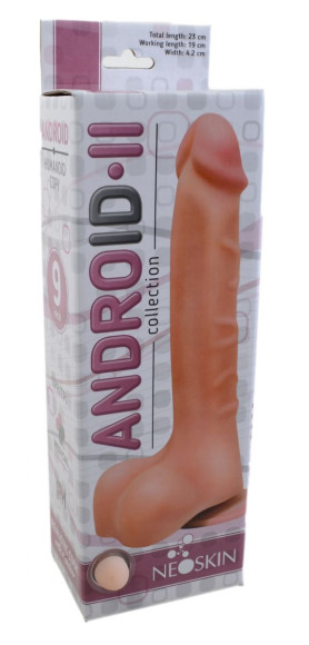 Фаллоимитатор на присоске ANDROID II - 23 см. Фаллоимитатор на присоске ANDROID II - 23 см.