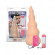 Телесный виброконус с дистанционным управлением - 17,8 см.