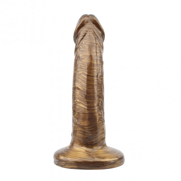 Золотистый фаллоимитатор Dixon Cider - 18,5 см. Золотистый фаллоимитатор Dixon Cider - 18,5 см.