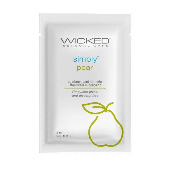 Саше лубриканта на водной основе Simply Aqua Pear с ароматом груши - 3 мл. Саше лубриканта на водной основе Simply Aqua Pear с ароматом груши - 3 мл.