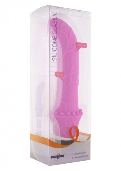 Розовый вибратор CLASSIC G-SPOT - 23 см. Розовый вибратор CLASSIC G-SPOT - 23 см.