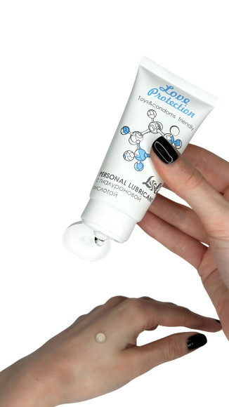 Увлажняющий лубрикант на водной основе Love Protection - 50 мл.