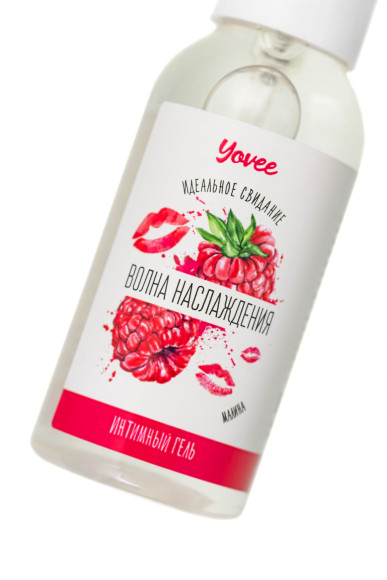 Съедобная гель-смазка Yovee «Волна наслаждения» с Д-пантенолом и вкусом малины - 50 мл. Съедобная гель-смазка Yovee «Волна наслаждения» с Д-пантенолом и вкусом малины - 50 мл.