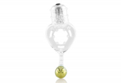 Виброкольцо с золотым шариком Bong O