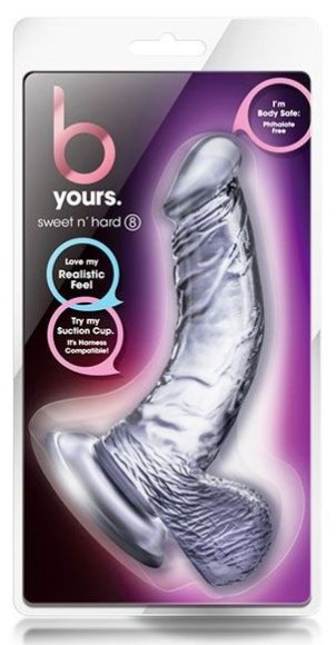 Прозрачно-сиреневый фаллоимитатор Sweet n Hard 8 - 18,4 см. Прозрачно-сиреневый фаллоимитатор Sweet n Hard 8 - 18,4 см.