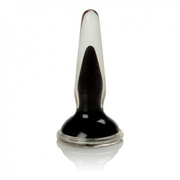 Черная анальная пробка Crystal Cote Probes Черная анальная пробка Crystal Cote Probes