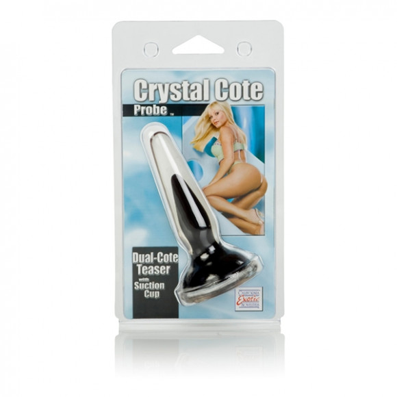 Черная анальная пробка Crystal Cote Probes Черная анальная пробка Crystal Cote Probes