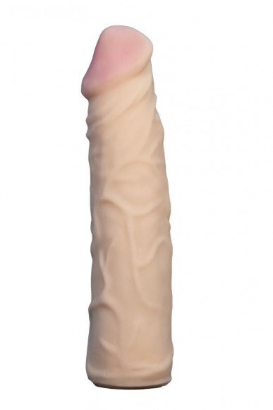 Телесная насадка Harness из неоскин - 21 см.