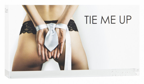 Белая лента-галстук для бандажа Tie Me Up