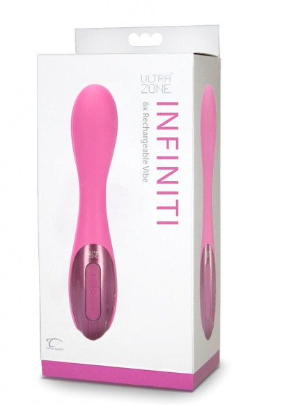 Розовый перезаряжаемый вибромассажер Infinity 6x - 17,8 см. Розовый перезаряжаемый вибромассажер Infinity 6x - 17,8 см.