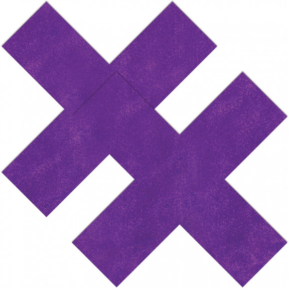 Фиолетовые пестисы в форме крестиков