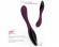 Вибратор ZINI RAN вишневого цвета с черным