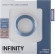 Синее эрекционное кольцо Infinity Thin Large Синее эрекционное кольцо Infinity Thin Large