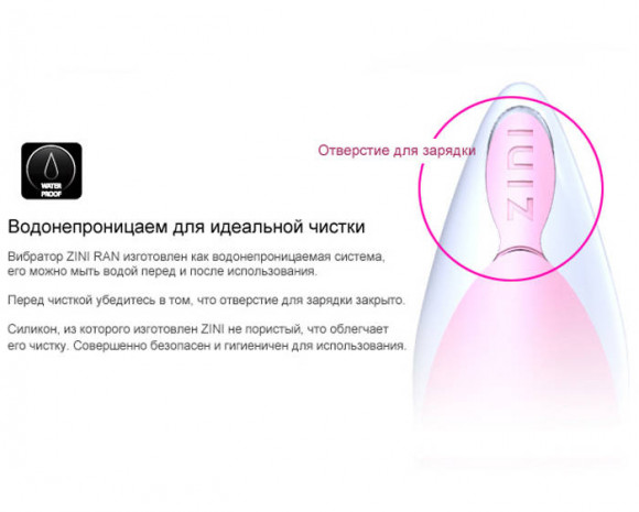 Вибратор ZINI RAN черного цвета с золотыми вставками