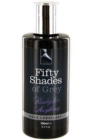 Лубрикант из серии «50 оттенков серого» на водной основе: Ready for Anything Aqua Lubricant - 100 мл.
