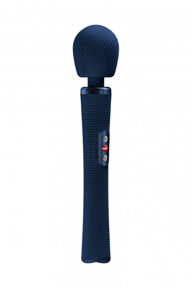 Синий жезловый вибромассажер Vim Vibrating Wand - 31,3 см. Синий жезловый вибромассажер Vim Vibrating Wand - 31,3 см.