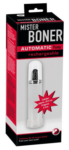 Белая автоматическая вакуумная помпа Mister Boner Белая автоматическая вакуумная помпа Mister Boner