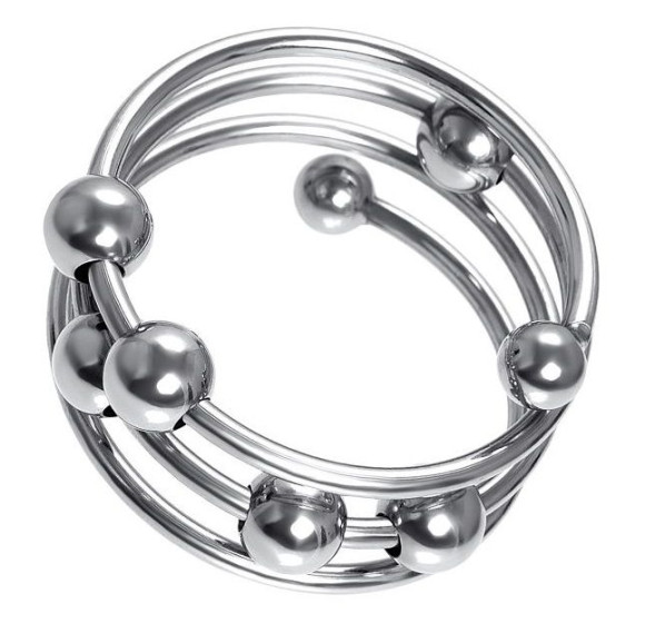 Большое металлическое кольцо под головку пениса Большое металлическое кольцо под головку пениса