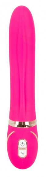 Розовый вибромассажер для точки G Glam Up Pink GR - 22 см.