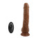 Коричневый вибратор-ротатор с возвратно-поступательными движениями Bodach - 21 см. Коричневый вибратор-ротатор с возвратно-поступательными движениями Bodach - 21 см.