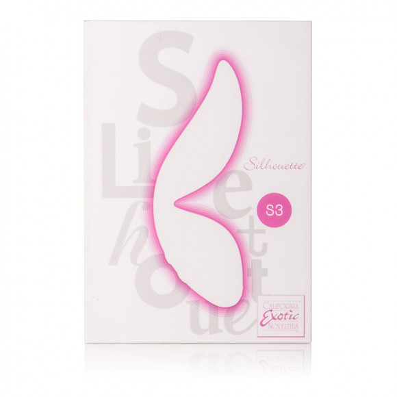 Розовый вибромассажер Silhouette S3 - 12,75 см.