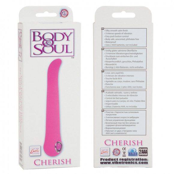 Розовый вибратор Body&Soul Cherish Розовый вибратор Body&Soul Cherish