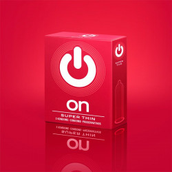 Супертонкие презервативы ON) Super Thin - 3 шт. Супертонкие презервативы ON) Super Thin - 3 шт.