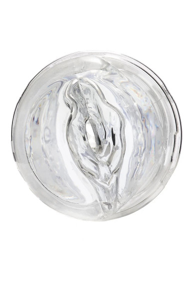 Прозрачный двусторонний мастурбатор Sophia - вагина и анус