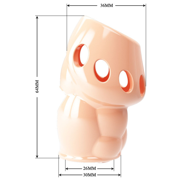 Телесная насадка на пенис Oscar Телесная насадка на пенис Oscar