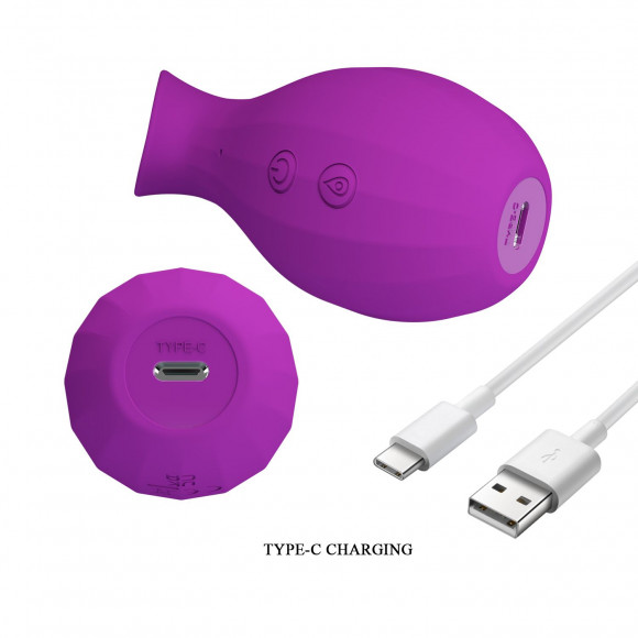 Лиловый клиторальный вакуумный стимулятор Magic Bottle Лиловый клиторальный вакуумный стимулятор Magic Bottle