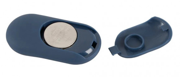 Синий вибростимулятор простаты с кольцом - 14,5 см. Синий вибростимулятор простаты с кольцом - 14,5 см.