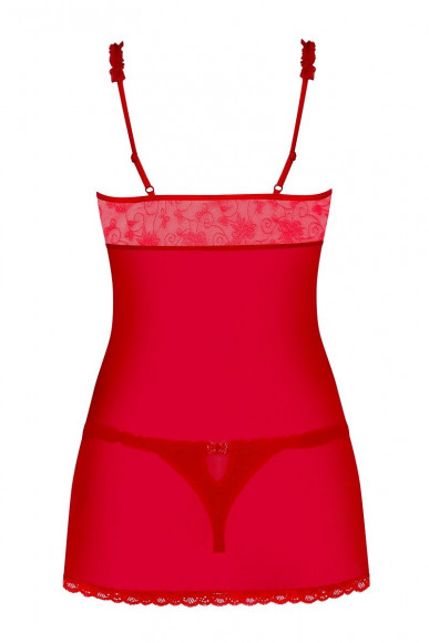 Укороченный беби-долл Romansia с брошью на лифе Укороченный беби-долл Romansia с брошью на лифе