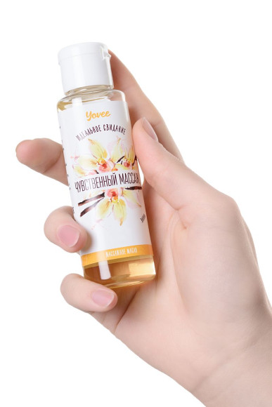Масло для массажа «Чувственный массаж» с ароматом ванили - 50 мл. Масло для массажа «Чувственный массаж» с ароматом ванили - 50 мл.